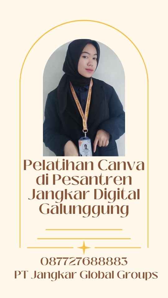 Pelatihan Canva Di Pesantren Jangkar Digital Galunggung Jangkar