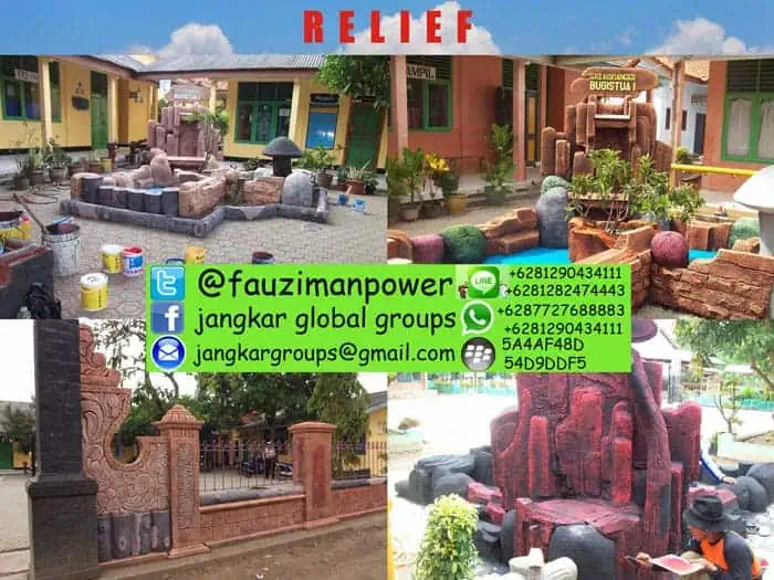 relief garden indonesia