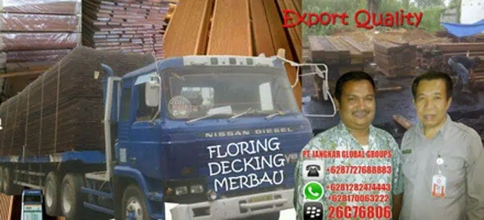 export decking merbau papua