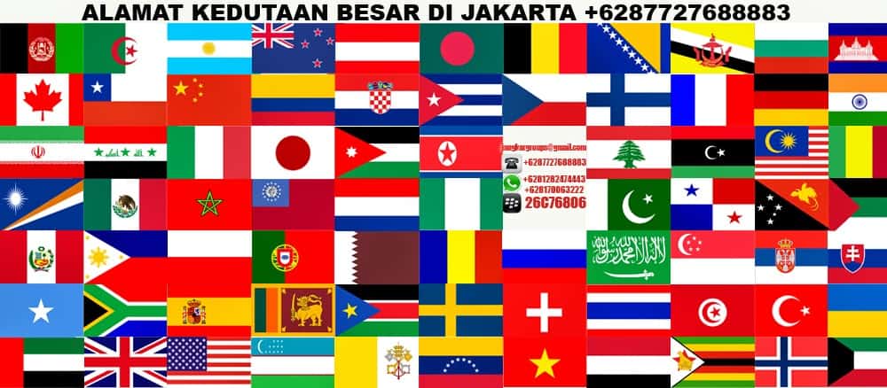 alamat kedutaan besar di jakarta