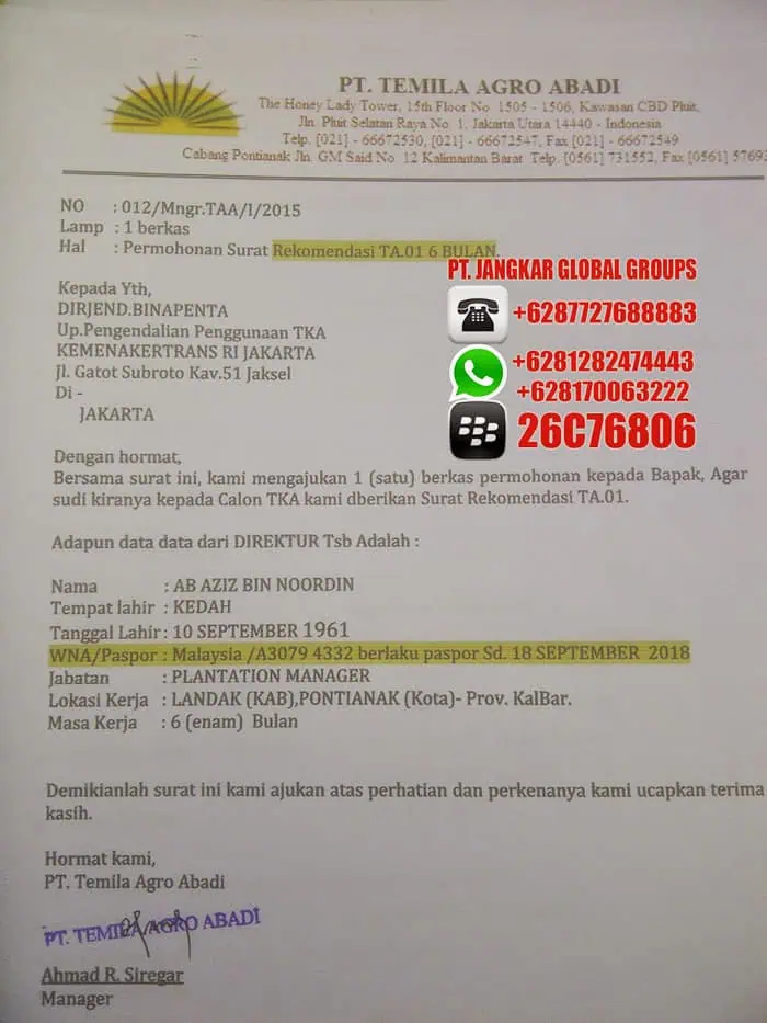 surat permohonan rekomendasi ta 01