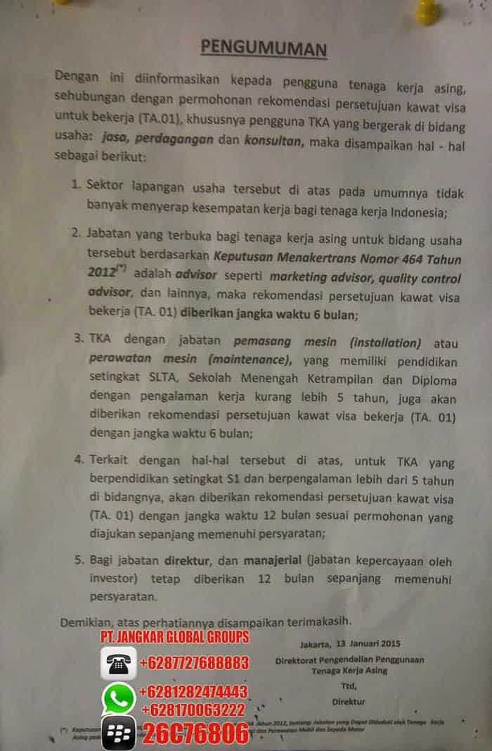 tka jasa perdagangan konsultan