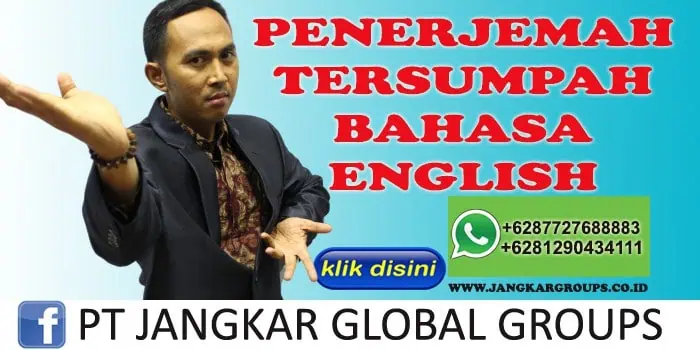 PENERJEMAH TERSUMPAH BAHASA ENGLISH