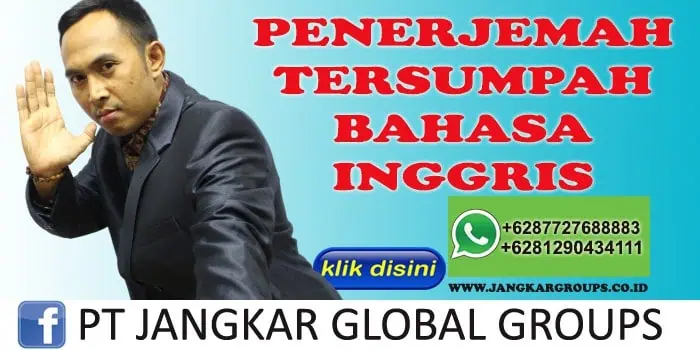 PENERJEMAH TERSUMPAH BAHASA INGGRIS LUKMAN AZIS SH