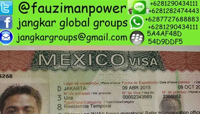 visa kerja mexico