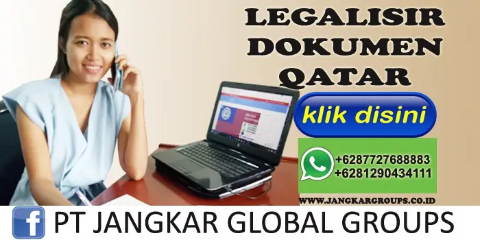 legalisir dokumen qatar