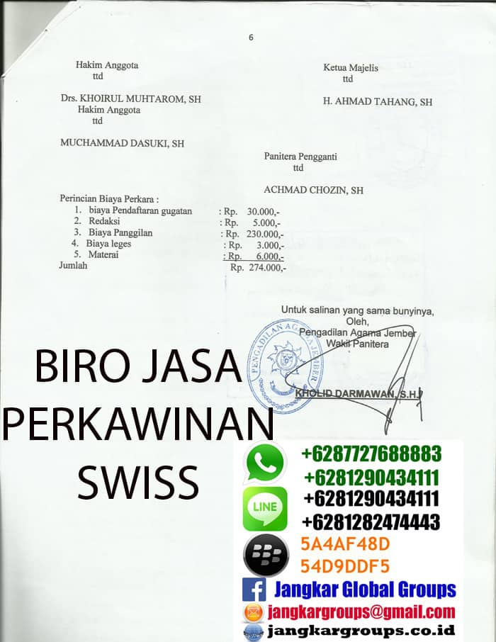 salinan-putusan-supriyana6, PERSYARATAN NIKAH DI SWISS