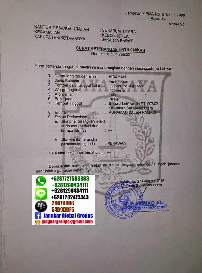 PERSYARATAN NIKAH DI YAMAN