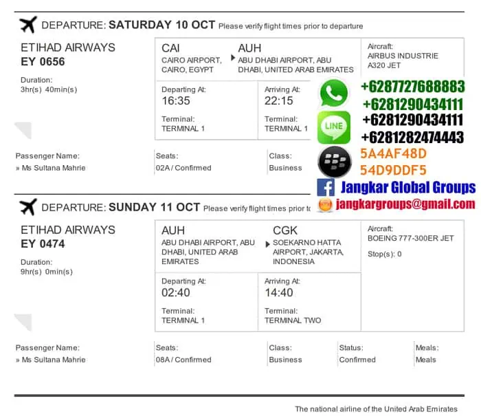 bocking-ticket-egypth