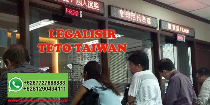 legalisir teto taiwan