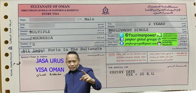 JASA URUS VISA OMAN