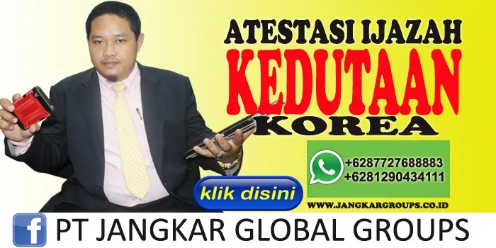 atestasi ijazah kedutaan korea