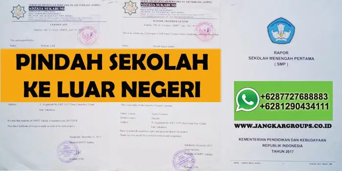 pindah sekolah ke luar negeri