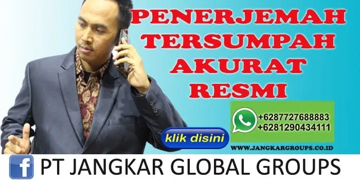 PENERJEMAH TERSUMPAH AKURAT RESMI