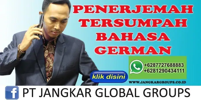 PENERJEMAH TERSUMPAH BAHASA GERMAN