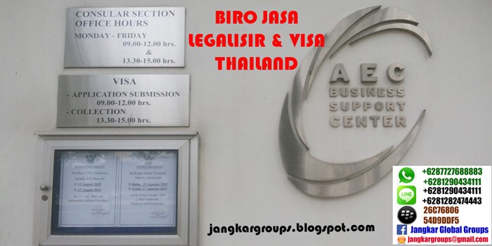 visa turis ke thailand