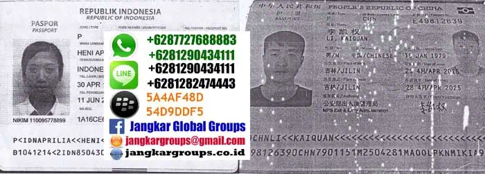 pasport-suami-istri , legalisir skbm kua di kedutaan china