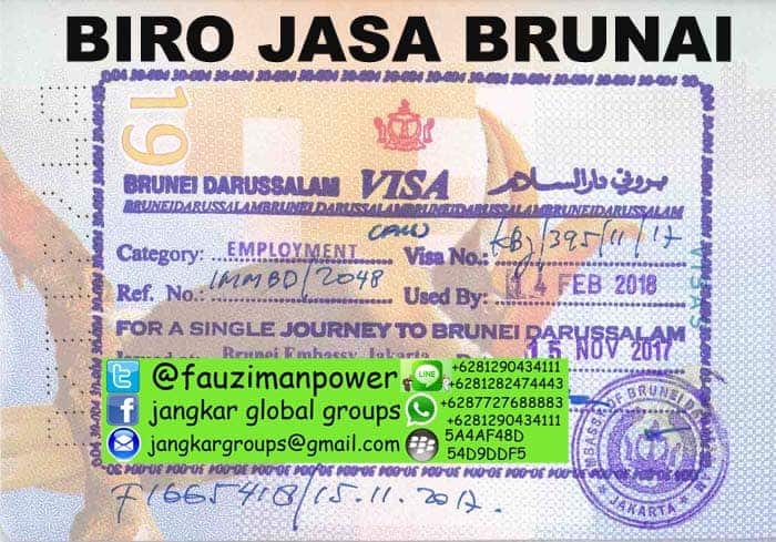 biro jasa visa brunai