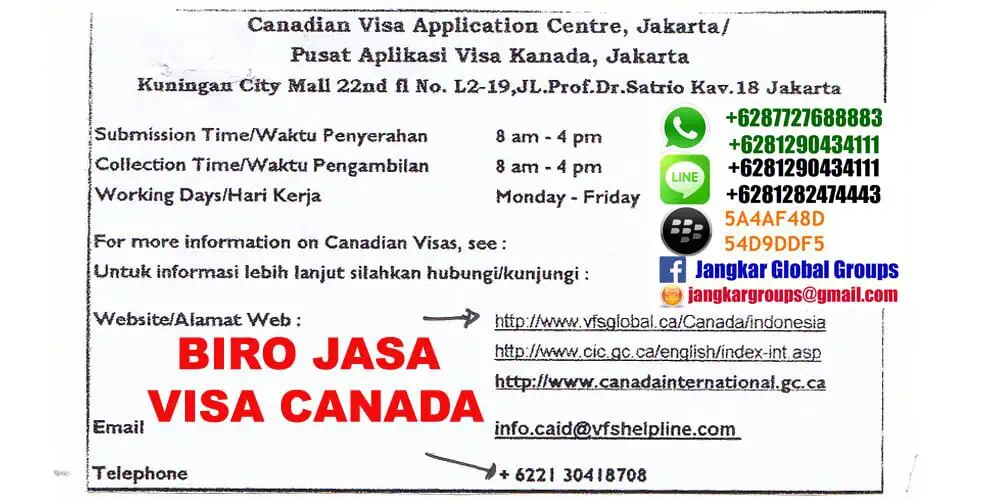 biro jasa visa canada,Persyaratan Visa Canada