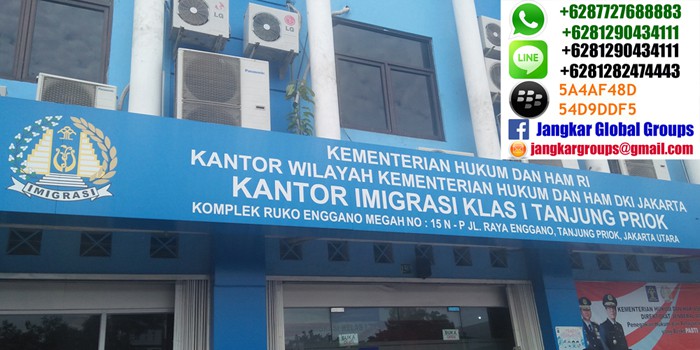 persyaratan imigrasi tanjung priok