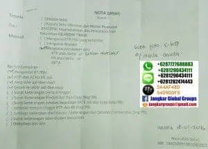 nota dinas sudin capil jaksel, MERUBAH STATUS PERKAWINAN E KTP