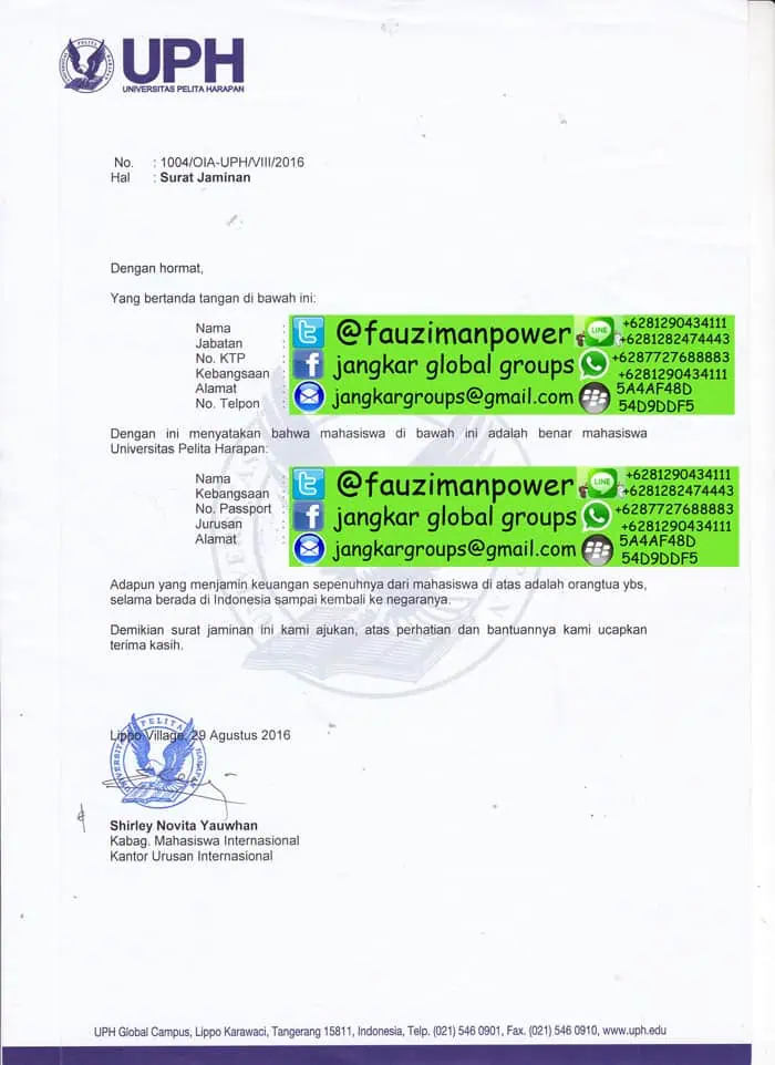 kitas belajar mahasiswa asing