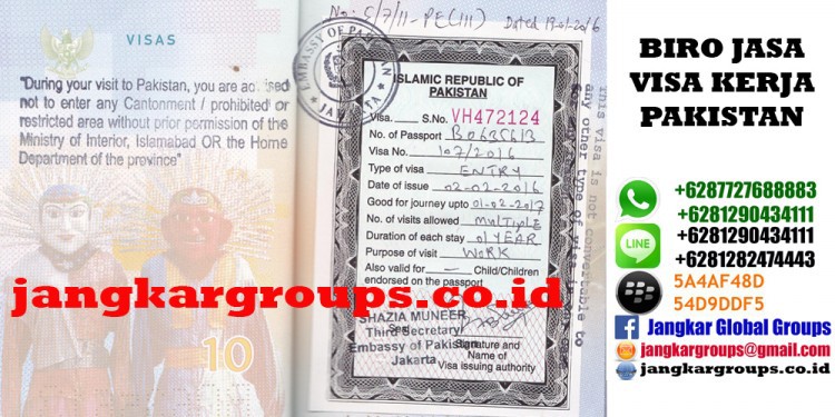 persyaratan visa kerja pakistan