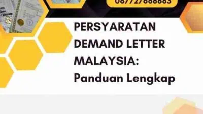 PERSYARATAN DEMAND LETTER MALAYSIA: Panduan Lengkap