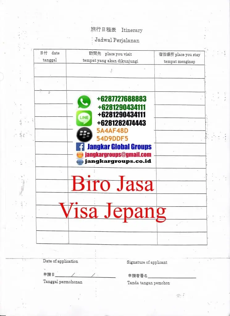 jadwal perjalanan ke jepang | PERSYARATAN VISA WAIVER JEPANG