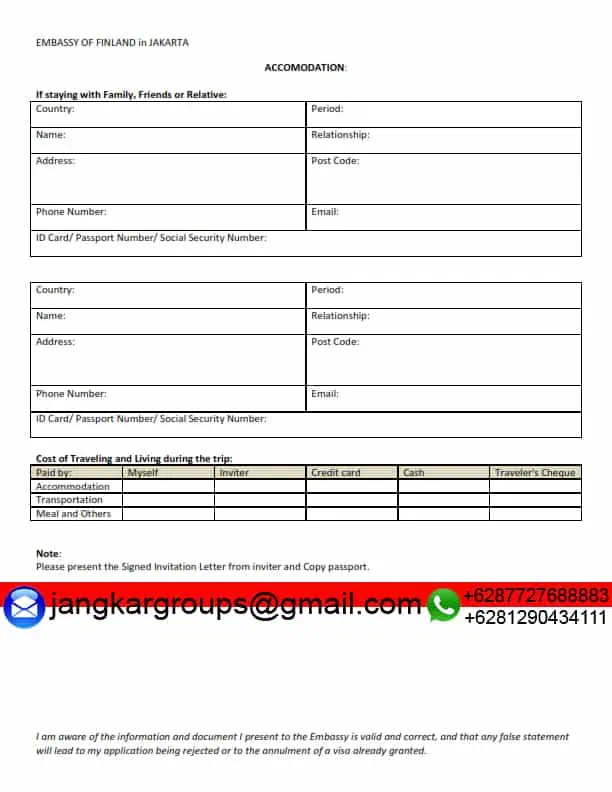 bocking hotel 02 Persyaratan Visa Finlandia