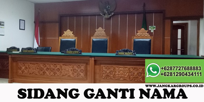 jasa urus ganti nama