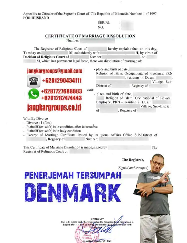 penerjemah tersumpah denmark