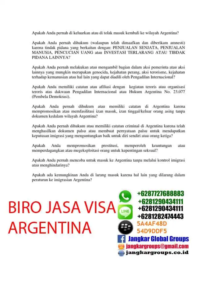 FORMULIR VISA ARGENTINA3