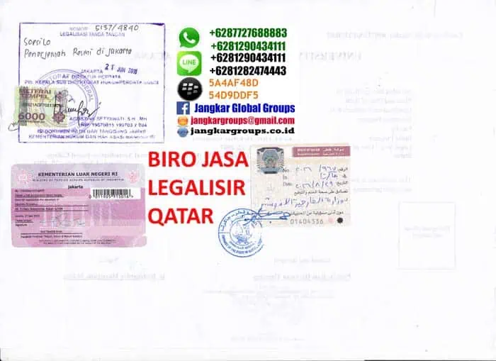 legalisir ijazah di kedutaan qatar