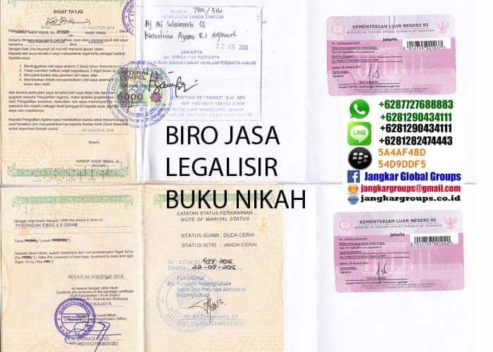 Legalisir buku nikah wna irak