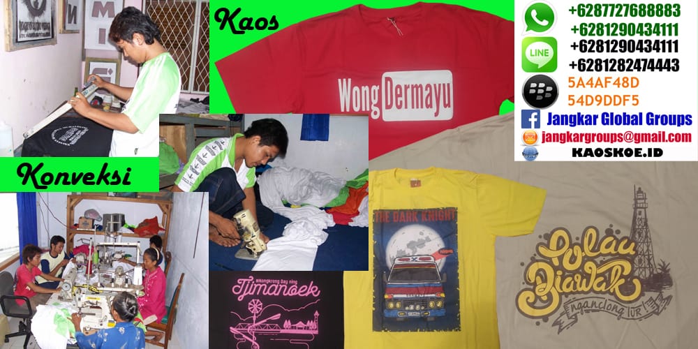 konveksi kaos distro dan sablon