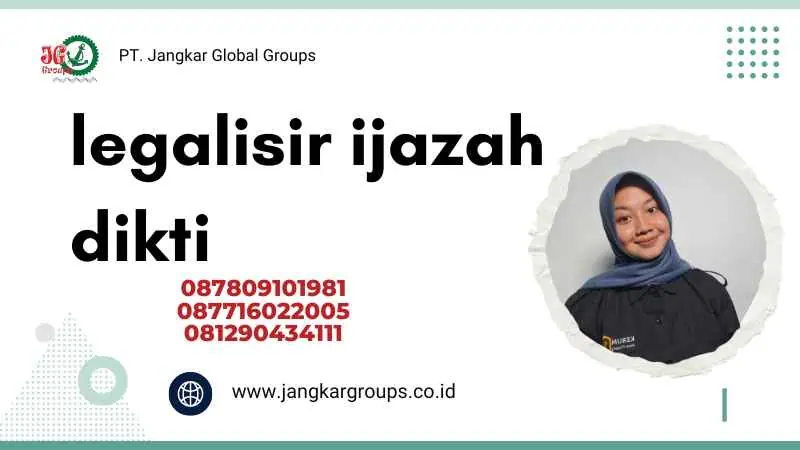 legalisir ijazah dikti