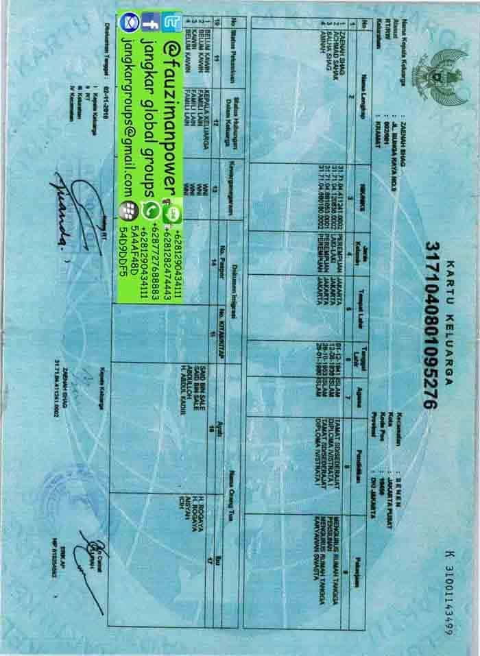 kartu keluarga surat keterangan kelahiran persyaratan akta kelahiran anak