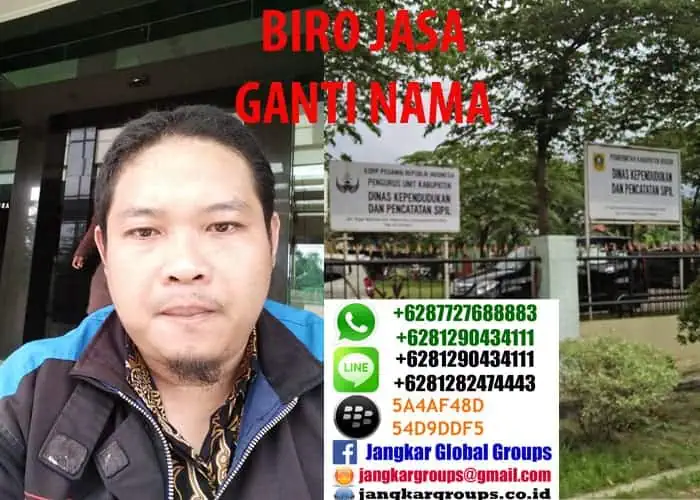 ganti nama catatan pinggir mutasi data akta kelahiran alamat disdukcapil bogor