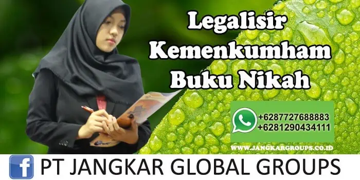 Legalisir Kemenkumham Buku Nikah