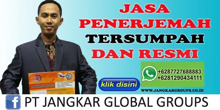 JASA PENERJEMAH TERSUMPAH DAN RESMI LUKMAN AZIS