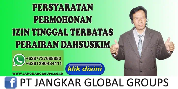 persyaratan permohonan itas perairan dahsuskim