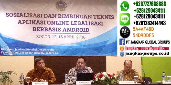 bimtek aplikasi online legalisasi kemenlu