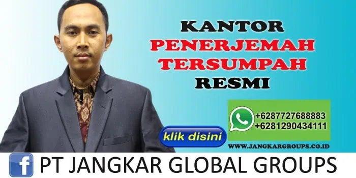 PENERJEMAH TERSUMPAH SWORN TRANSLATOR