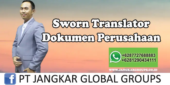 PENERJEMAH TERSUMPAH SWORN TRANSLATOR