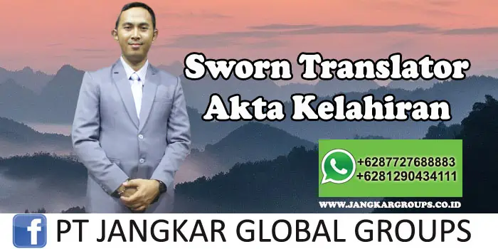 PENERJEMAH TERSUMPAH SWORN TRANSLATOR