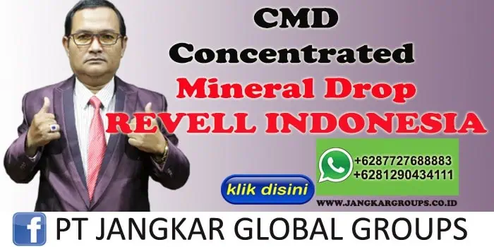 CMD Concentrated Mineral Drop Revell Indonesia | Distributor agen stokis CMD