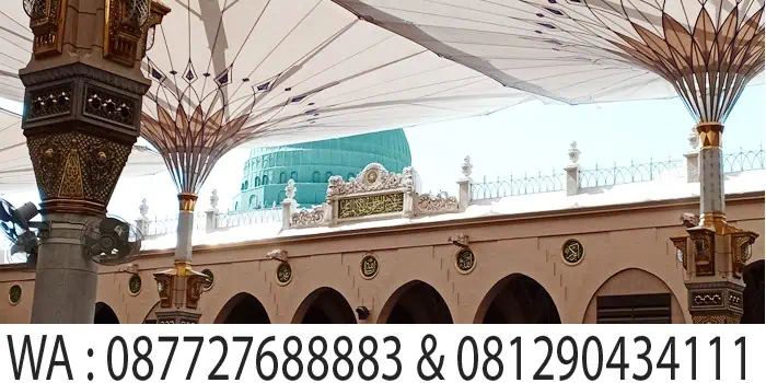 kubah hijau masjid nabawi madinah