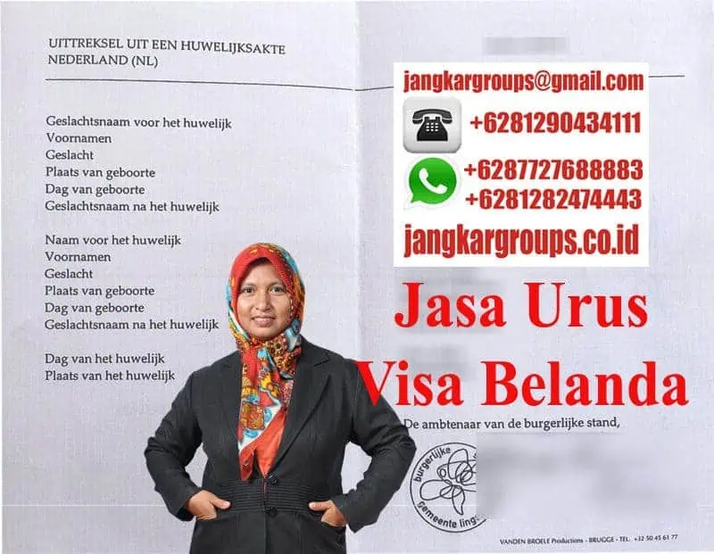 Contoh Sertifikat Menikah Belanda