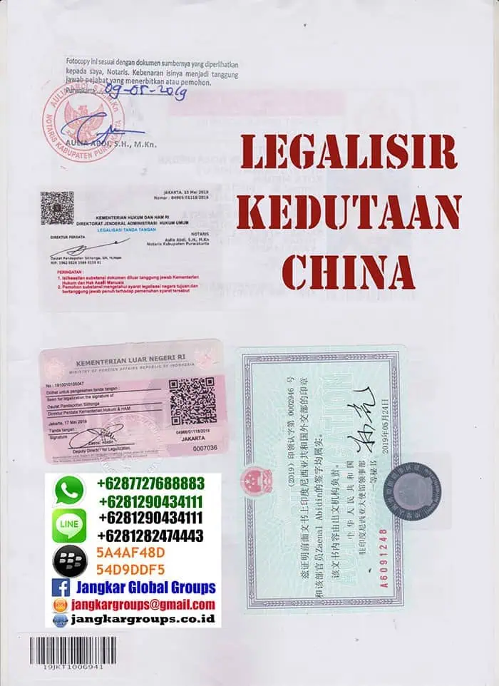 "Legalisir - Legalisasi SIM di kedutaan China